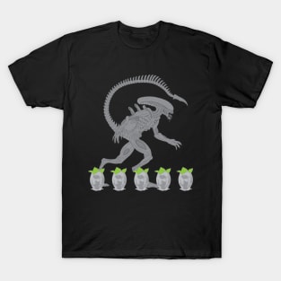 Alien Easter Eggs Hunter T-Shirt